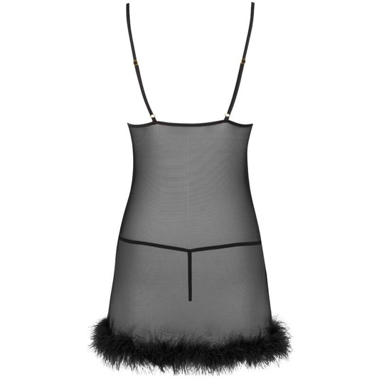 Livco Corsetti Sets Livco Corsetti Fashion - Zerunam Set Babydoll + Tanga Negro