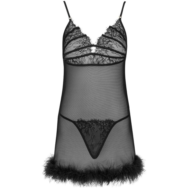 Livco Corsetti Sets Livco Corsetti Fashion - Zerunam Set Babydoll + Tanga Negro
