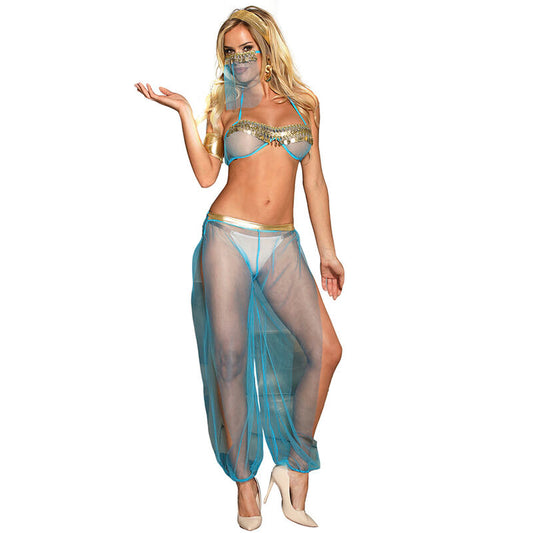 Subblime Sets Subblime - Set De Lenceria India Style Azul S/M