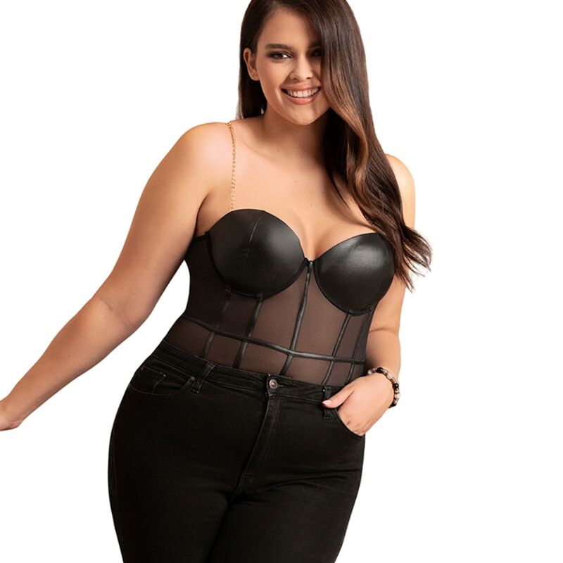 Subblime Bodies Subblime - Body Tirantas Cadena Negro S/M