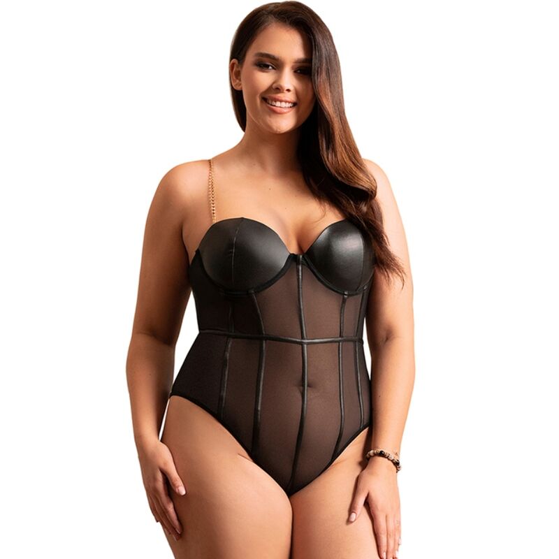 Subblime Bodies Subblime - Body Tirantas Cadena Negro S/M