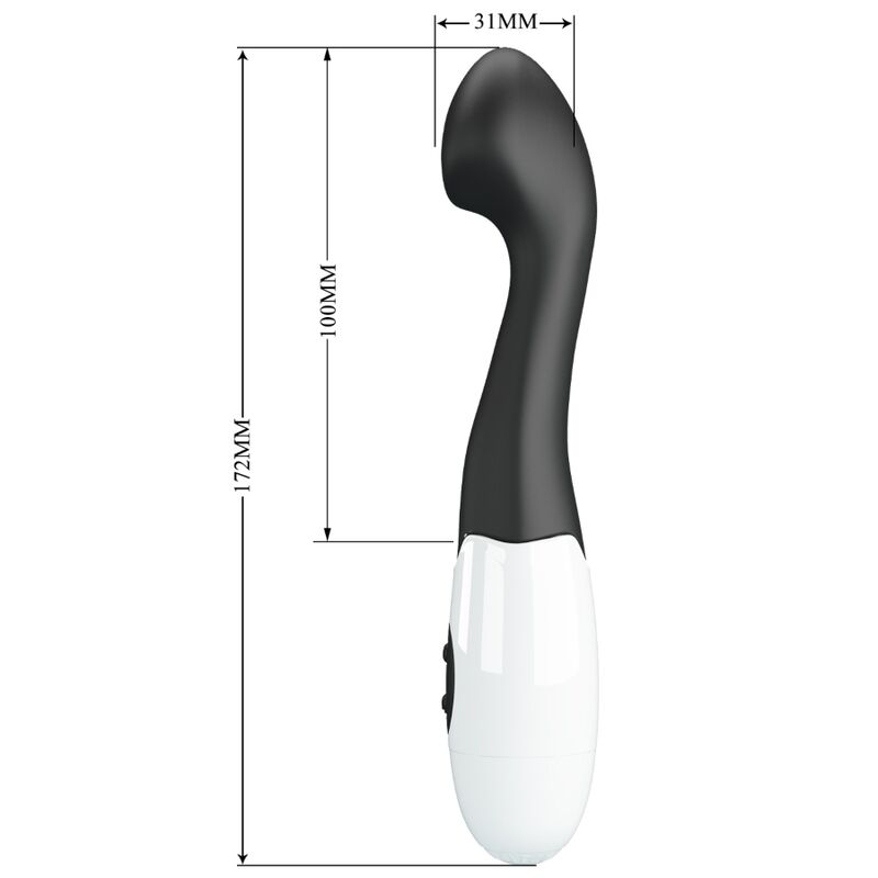 Pretty Love Flirtation Pretty Love - Charles G-Spot Vibrator 30 Modes Black