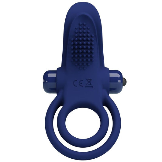 Pretty Love Male Pretty Love - Bronson Double Ring With Vibration Blue