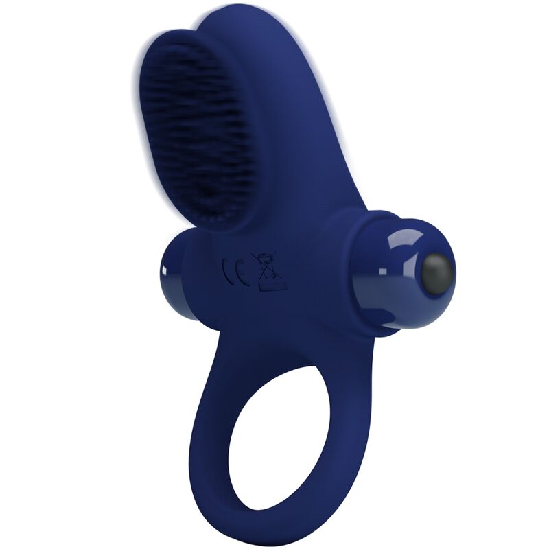 Pretty Love Male Pretty Love - Palle Ring With Vibration Blue