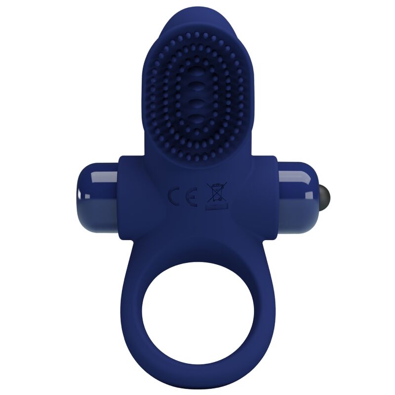 Pretty Love Male Pretty Love - Palle Ring With Vibration Blue
