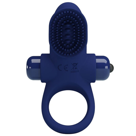 Pretty Love Male Pretty Love - Palle Ring With Vibration Blue