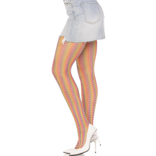 Leg Avenue Hosiery Leg Avenue - Multicolor Crochet Stockings