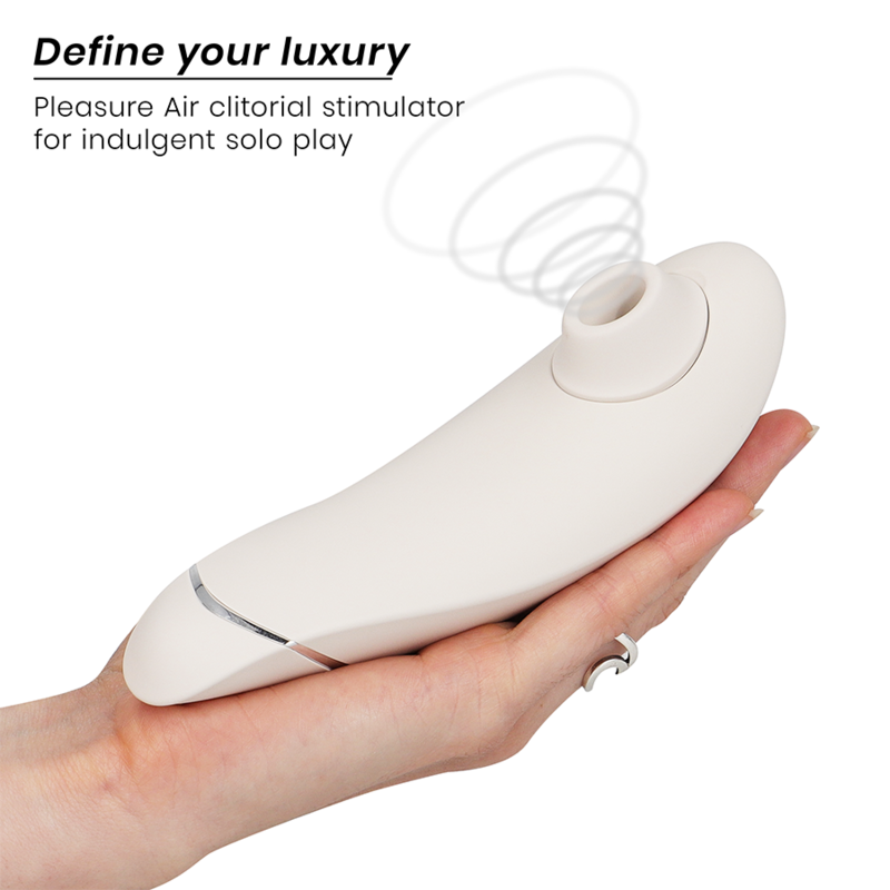 Womanizer Premium 2 Clitoral Stimulator Warm Gray