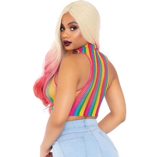 Leg Avenue Chemises Leg Avenue - Multicolor Net Top