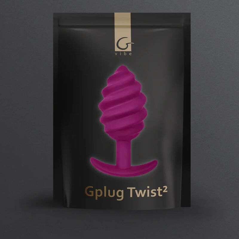 G-Vibe Gplug Twist 2 Purple Anal Plug