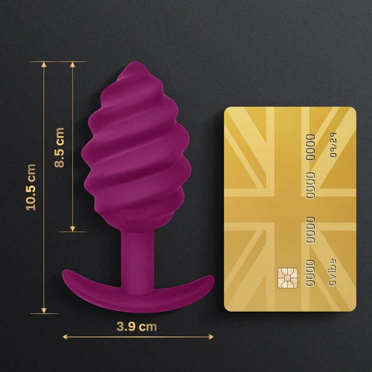 G-Vibe Gplug Twist 2 Purple Anal Plug