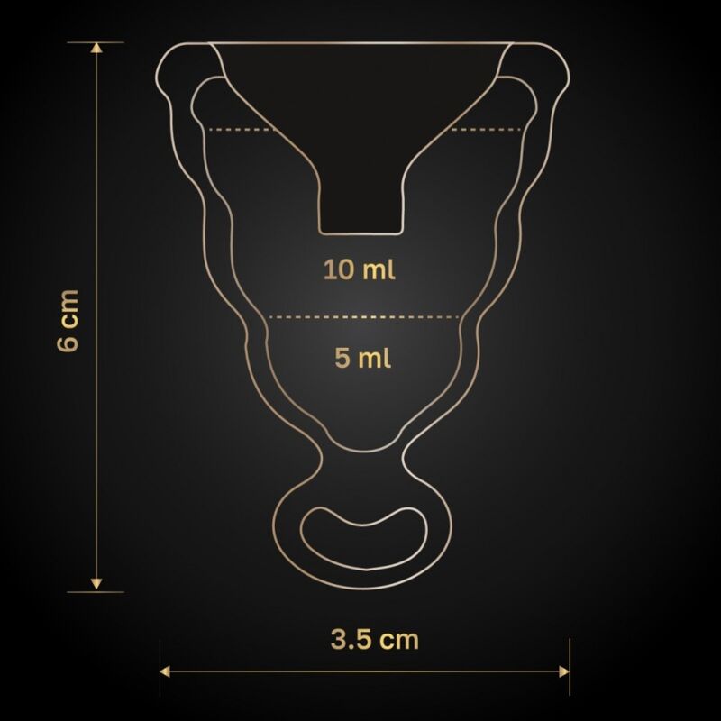 G-Vibe Gcup Black Menstrual Cup