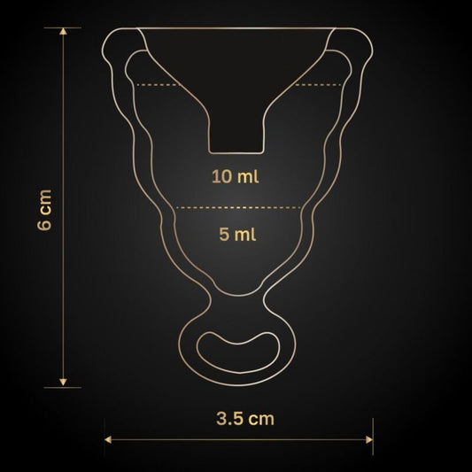 G-Vibe Gcup Black Menstrual Cup