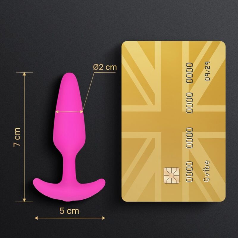 G-Vibe Gplug Vibrator Plug Anal Xs Fuchsia