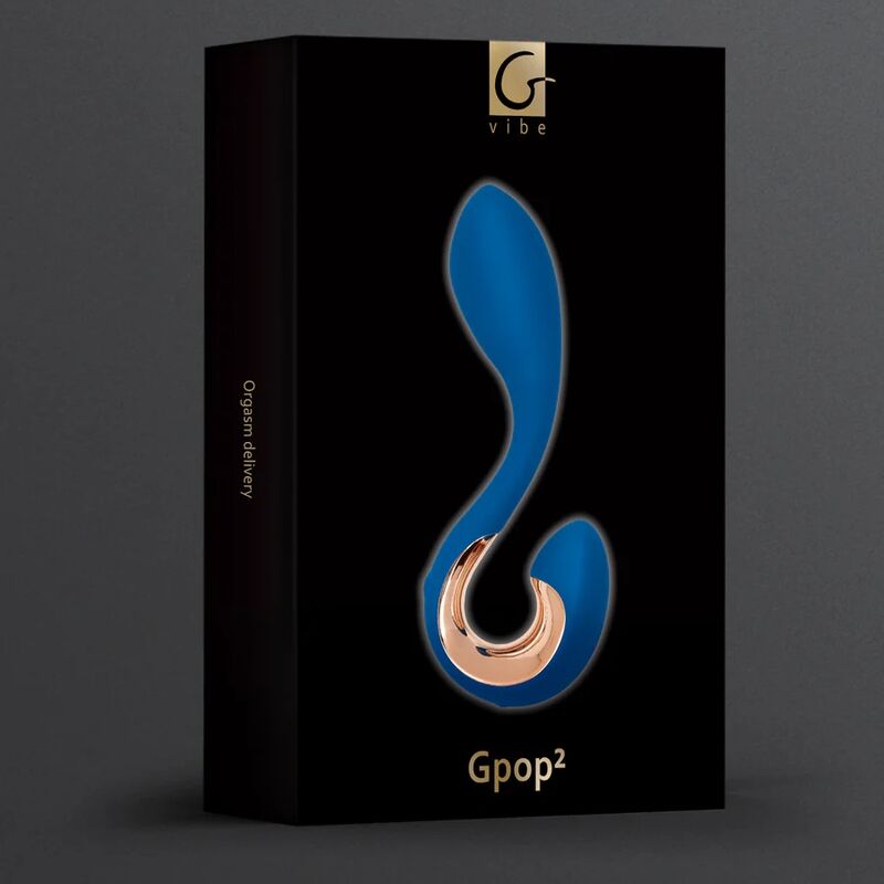 G-Vibe Gpop 2 G And P Point Vibrator Indigo Blue