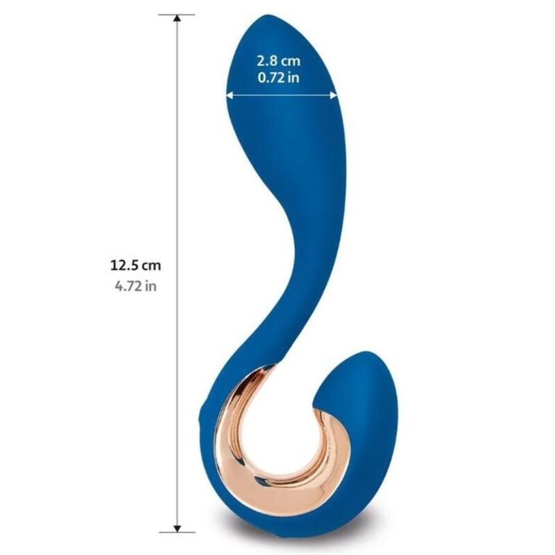 G-Vibe Gpop 2 G And P Point Vibrator Indigo Blue