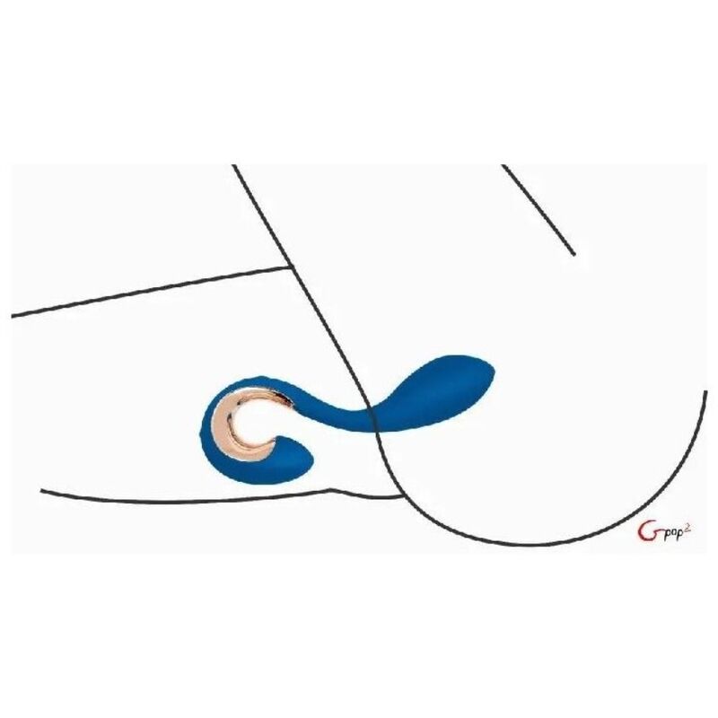 G-Vibe Gpop 2 G And P Point Vibrator Indigo Blue