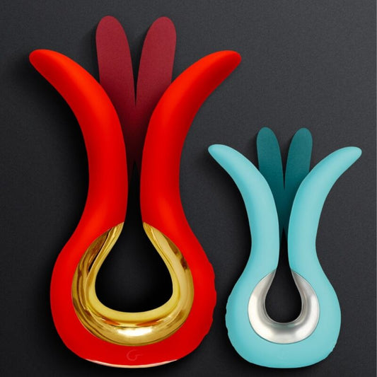 G-Vibe Gvibe Maxi Vibrator With Two Flexible Tips Coral