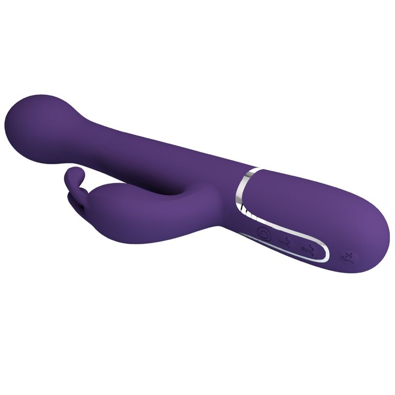Pretty Love Flirtation Pretty Love - Dejon Rabbit Vibrator 3 In 1 Multifunction Purple