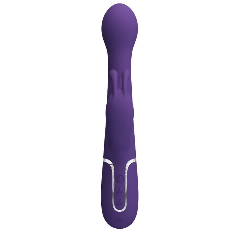 Pretty Love Flirtation Pretty Love - Dejon Rabbit Vibrator 3 In 1 Multifunction Purple