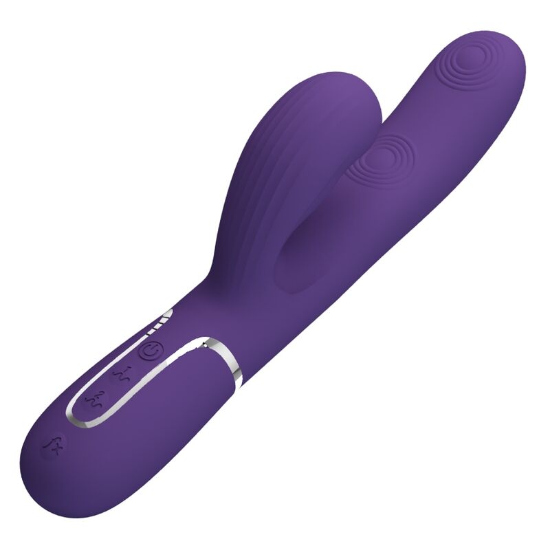 Pretty Love Flirtation Pretty Love - Perlita G-Spot Vibrator 3 In 1 Multifunction Purple