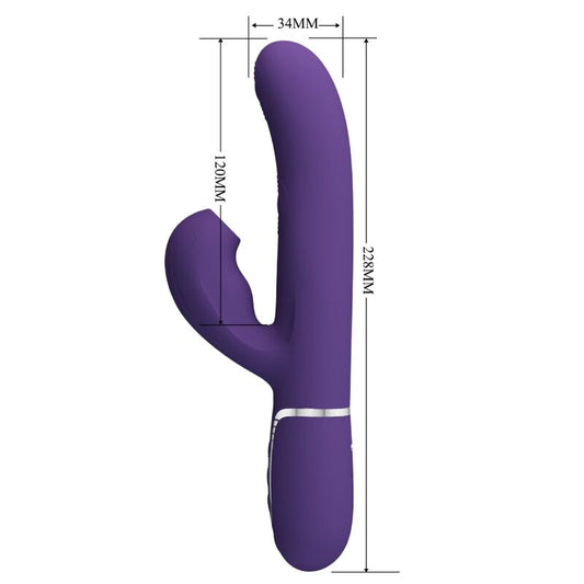 Pretty Love Flirtation Pretty Love - Perlita G-Spot Vibrator 3 In 1 Multifunction Purple