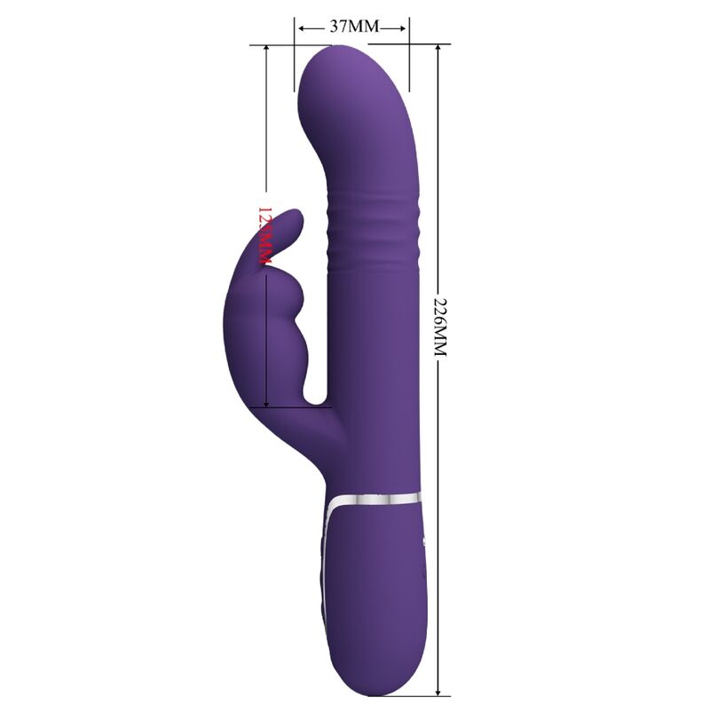 Pretty Love Flirtation Pretty Love - Coale Rabbit Vibrator 4 In 1 Purple