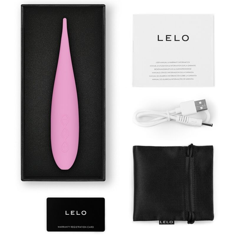 Lelo Dot Travel Clitoris Stimulator Pink