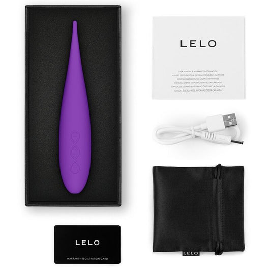 Lelo Dot Travel Clitoris Stimulator Purple