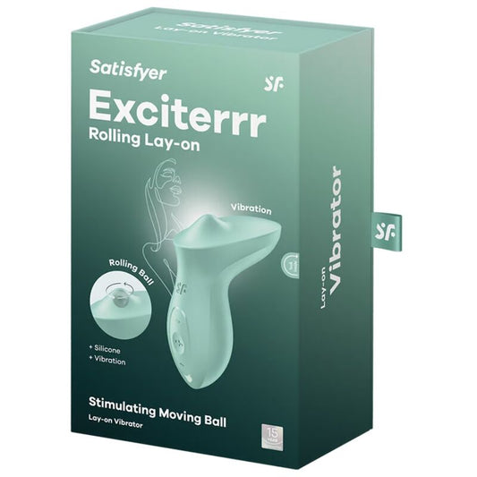 Satisfyer Vibrator Satisfyer - Exciterrr Lay-On Clitoris Mint Vibrator
