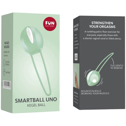 Fun Factory Smartball Uno Pelvic Ball White / Green Pistachio
