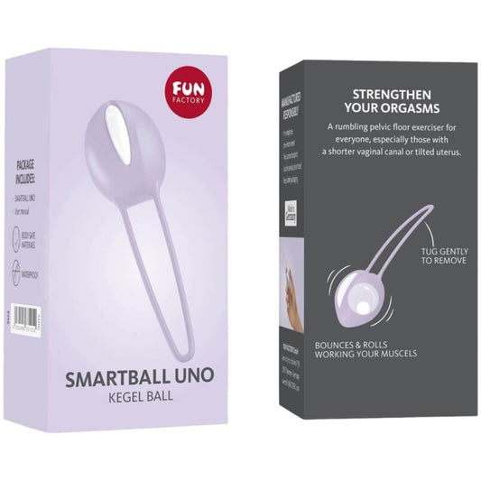 Fun Factory Smartball Uno Pelvic Ball White / Pastel Lilac