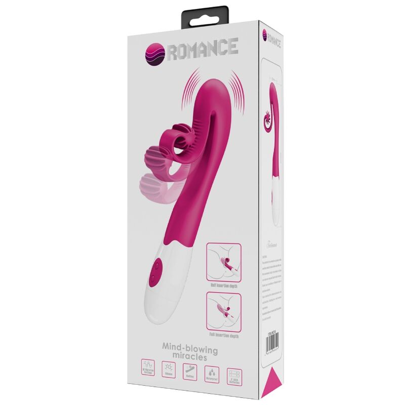 Romance Pink Vibrator And Stimulator 30 Speeds