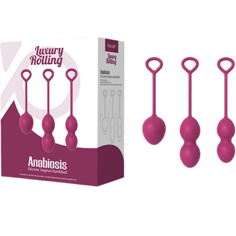 Armony Wearables Armony - Anabiosis Vaginal Dumbbell 3 Levels Burgundy