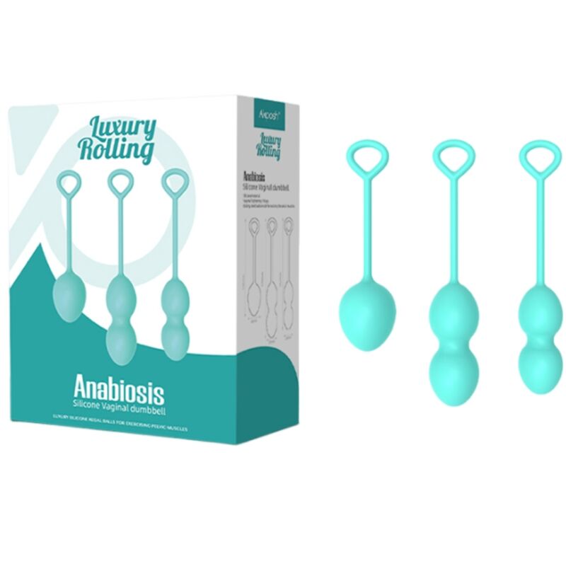 Armony Wearables Armony - Anabiosis Vaginal Dumbbell 3 Levels Green