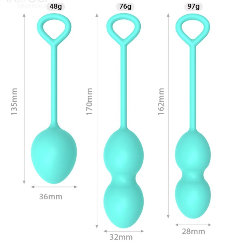 Armony Wearables Armony - Anabiosis Vaginal Dumbbell 3 Levels Green