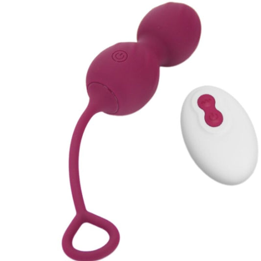 Armony Vibrators Armony - Blossoms Vaginal Dumbbell Vibration Remote Control 10 Vibrations Dark Red
