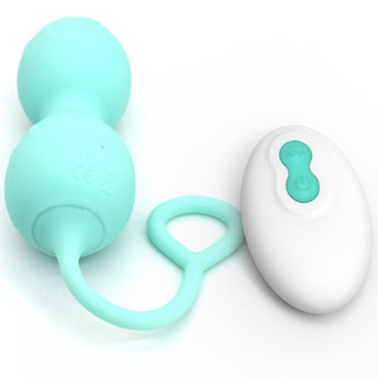 Armony Vibrators Armony - Blossoms Vaginal Dumbbell Vibration Remote Control 10 Vibrations Green