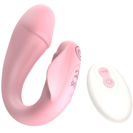 Armony Vibrators Armony - Freshfun Cici Stap-On Vibrator Remote Control And App 10 Vibrations Pink