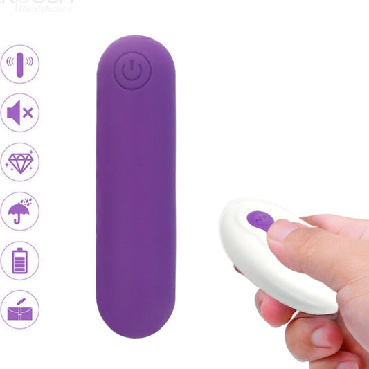 Armony Stimulators Armony - Splash Joline Vibrator Bullet Silicone Remote Control 10 Vibrations 6.5 X 1.5 Cm Purple