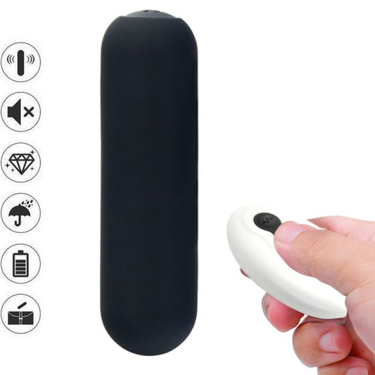 Armony Stimulators Armony - Splash Joie Vibrator Bullet Silicone Remote Control 10 Vibrations 75 X 19 Cm Black