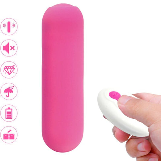 Armony Stimulators Armony - Splash Joie Vibrator Bullet Silicone Remote Control 10 Vibrations 75 X 19 Cm Pink