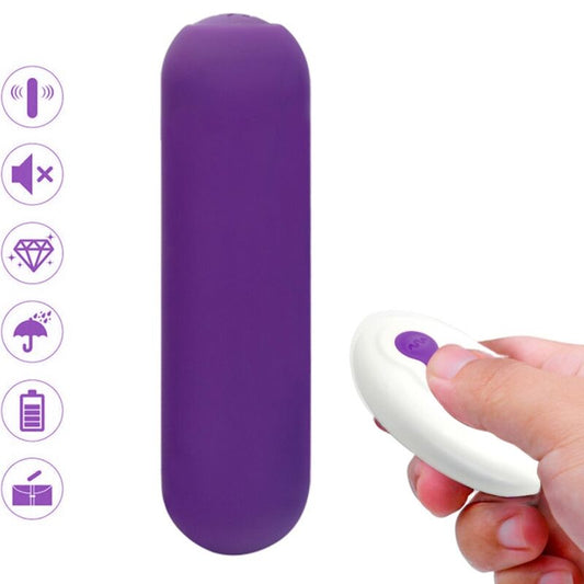 Armony Stimulators Armony - Splash Joie Vibrator Bullet Silicone Remote Control 10 Vibrations 75 X 19 Cm Purple
