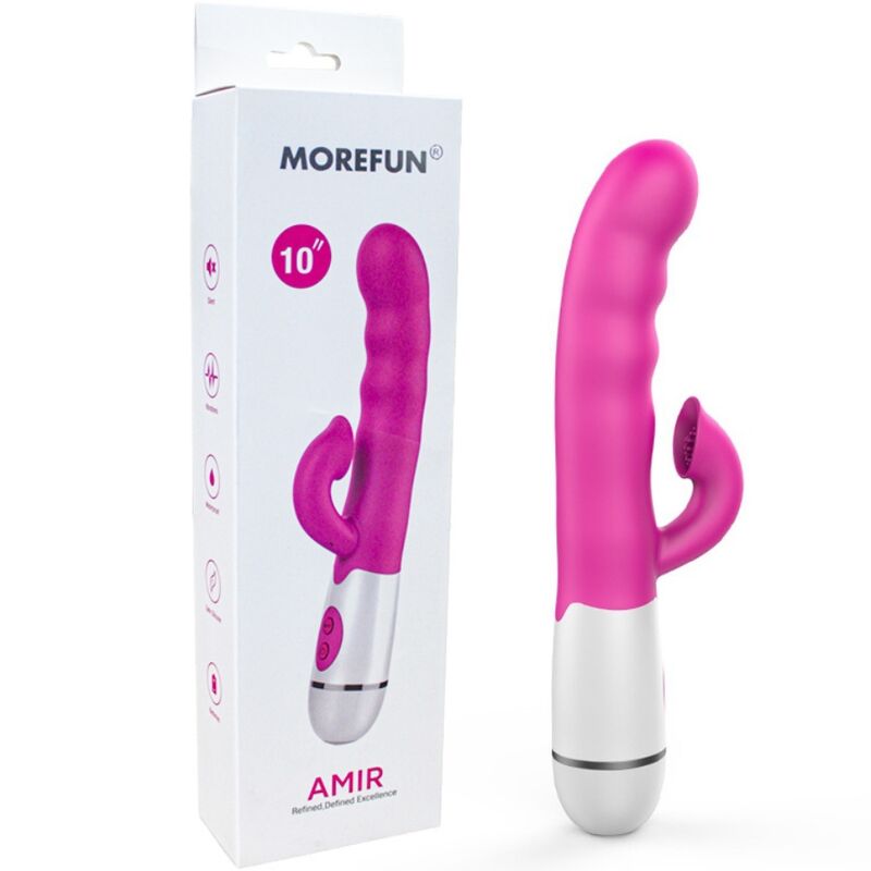Armony Vibrators Armony - Amir Vibrator Multifunction With Stimulating Tongue 16 Speeds Pink