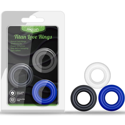 Armony For Him Armony - Titan Love Donut Ring Multiple Colors