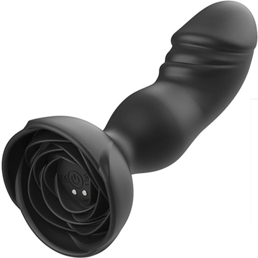 Armony Anal Armony - Extreme A Bloom Rose Vibrator & Anal Plug Remote Control Black