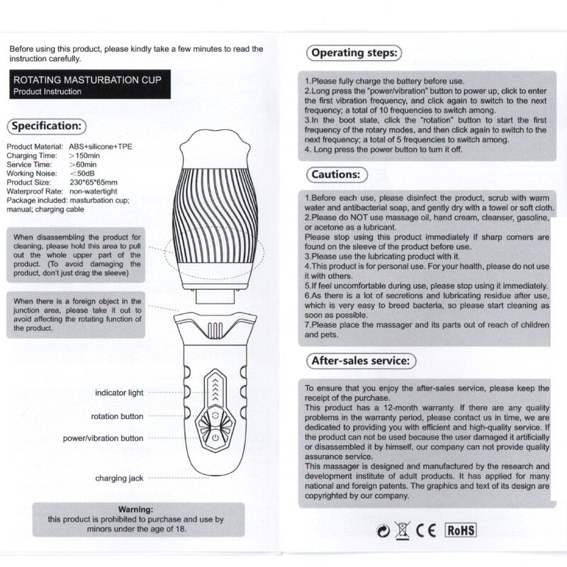 Armony For Him Armony - Belucci Oral Masturbator Vibrator White