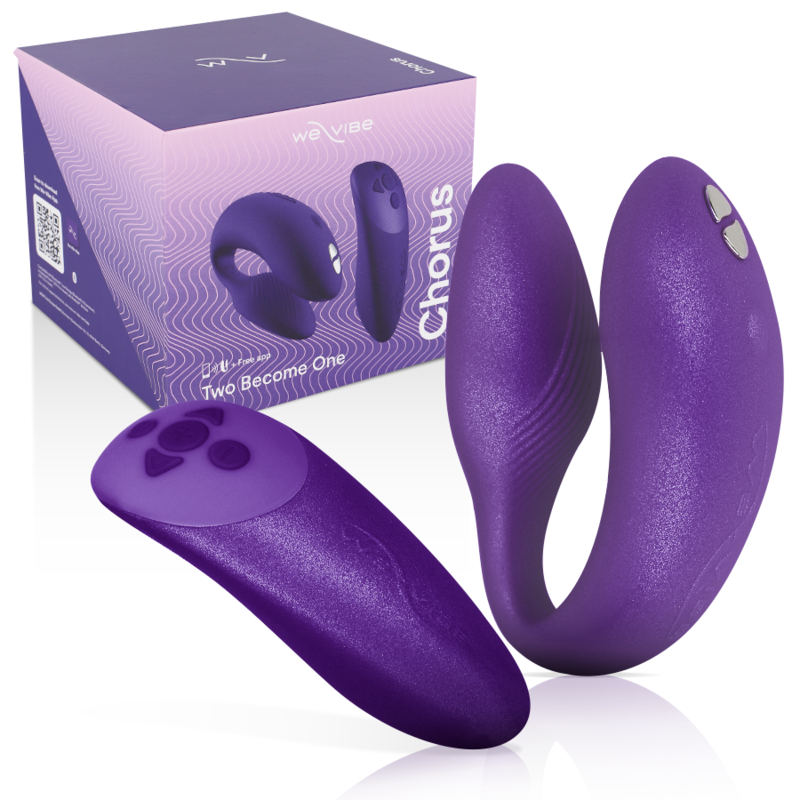 We-Vibe Chorus Vibrator For Couples With Lilac Squeeze Control