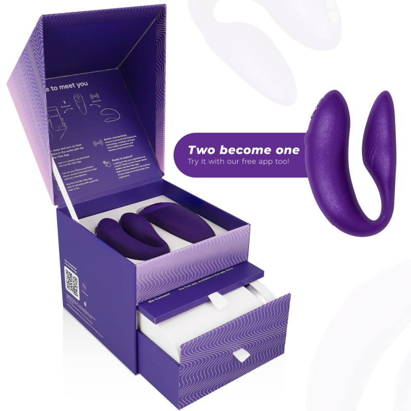 We-Vibe Chorus Vibrator For Couples With Lilac Squeeze Control