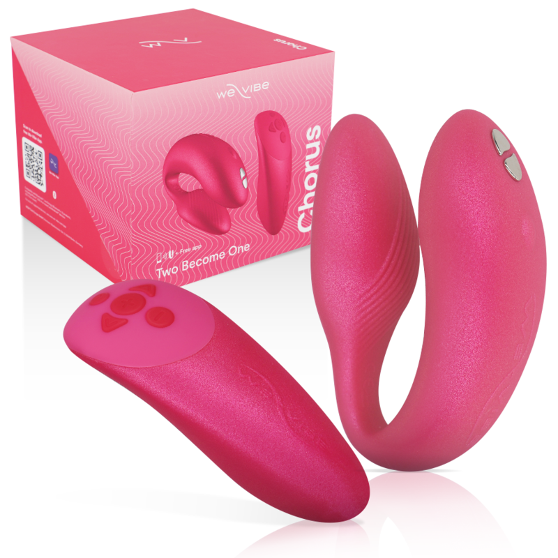 We-Vibe Chorus Vibrator For Couples With Squeeze Control Pink